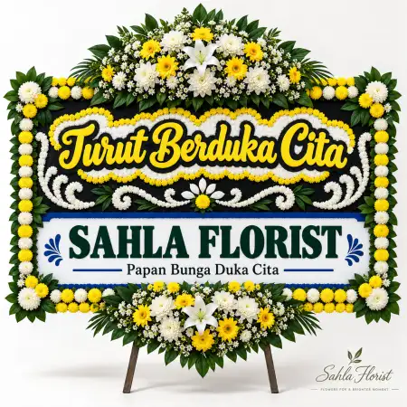 Papan Bunga Duka Bsb City