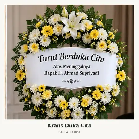 Krans Bunga Duka Bsb City